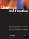MOTIVATION AND EMOTION雜志封面
